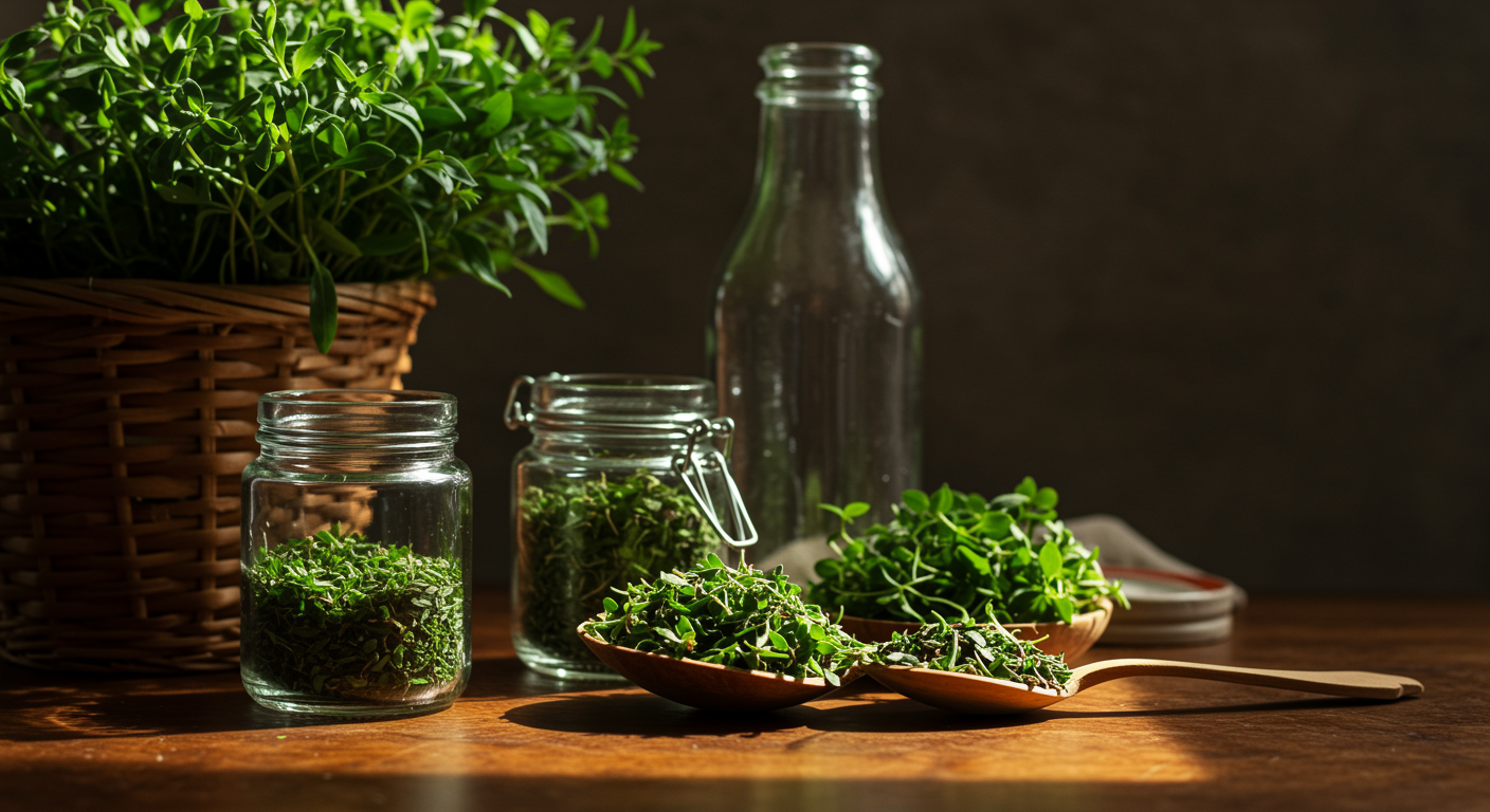 Domowe metody konserwacji ziół – sprawdzone sposoby na świeżość